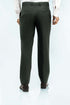 Veshbhoshaa Bluebird Men'S Dark Olive Green Formal Trousers